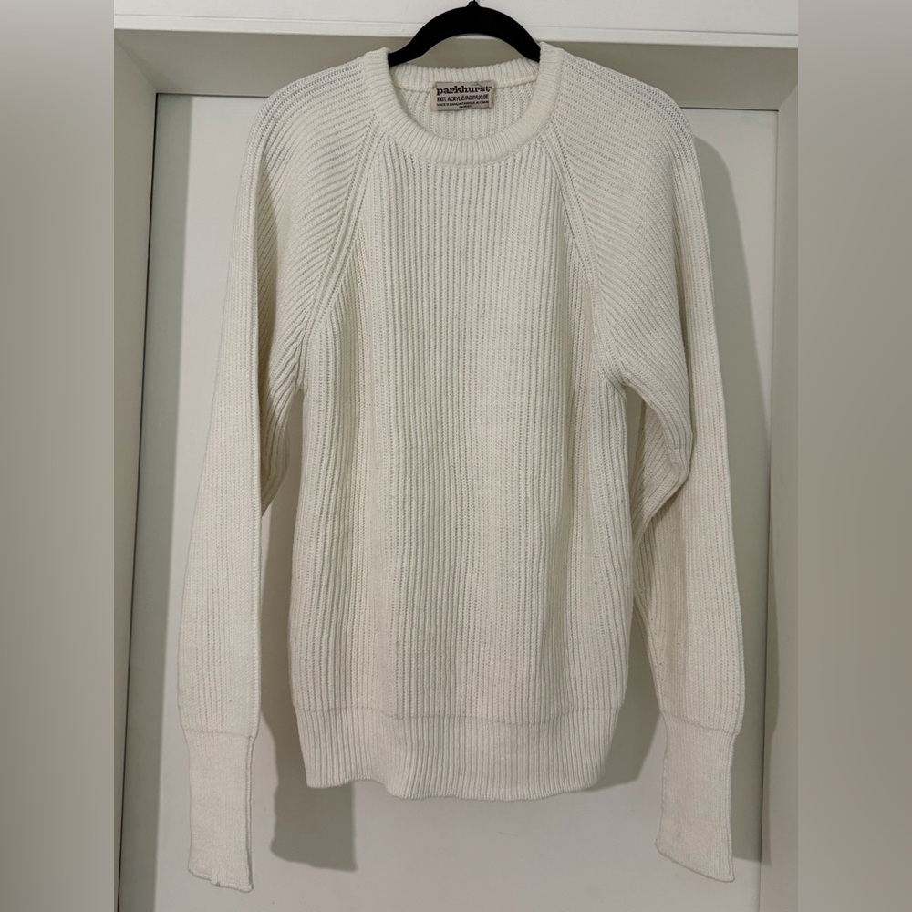 PARKHURST vintage fisherman sweater - medium